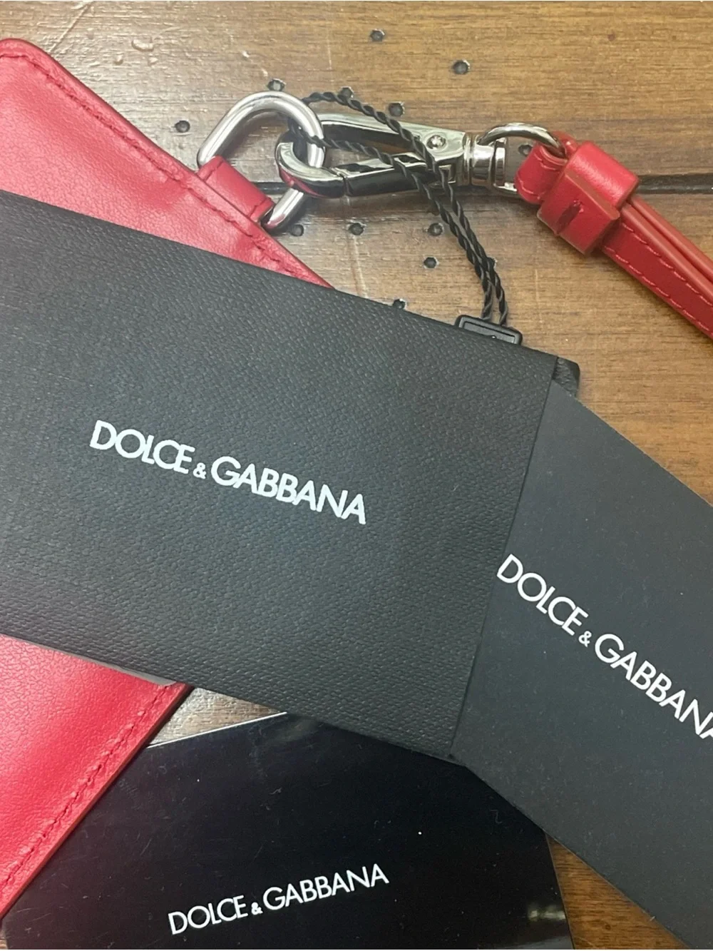 Dolce & Gabbana compact leather